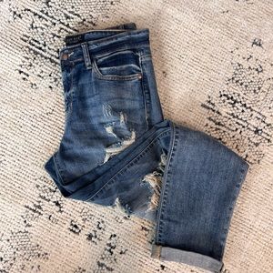 Judy Blue destroyed boyfriend jeans size 7/28